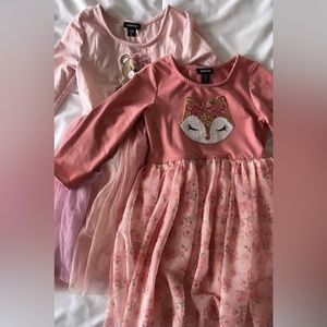 Long Sleeve Tulle Dresses 2 Pack - Size 6